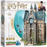 Wrebbit puzzle 3D Harry Potter Poudlard – Tour de l’Horloge, 420 pièces