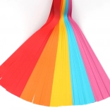 Set de bandes de papier colorées pour tressage et loisirs créatifs 250 pcs