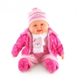 Grand bébé fille avec sons et corps souple