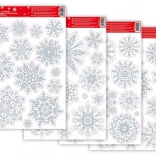 Film de fenêtre de Noël pailleté 20x30 cm