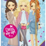 Livre d’autocollants – habille ta poupée A4