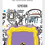 Porte-clés en caoutchouc Les Amis