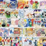 Puzzle Une année passée au Royaume-Uni 1000 pièces