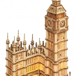 ROBOTIME puzzle 3D en bois Big Ben – tour horloge lumineuse