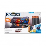 Pistolet à fléchettes en mousse X-SHOT Flux Toony – 8 fléchettes
