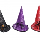 Chapeau de sorcier avec araignée