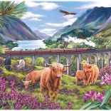 Puzzle Dames de Glenfinnan 1000 pièces