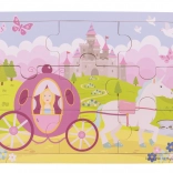 Puzzle en bois Princesse avec carrosse de Bigjigs Toys