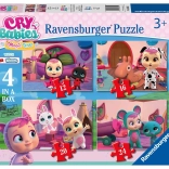 Puzzle 4 en 1 CRY BABIES de Ravensburger