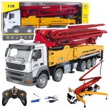 Bétonnière de chantier télécommandée avec pompe HUINA 1:18 en métal