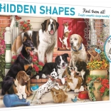 Puzzle HIDDEN SHAPES: amusement canin