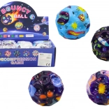 Balle à sauter et à malaxer à fossettes Cosmos 7 cm
