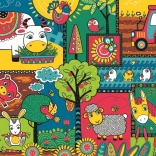 Puzzle Journée à la ferme 60 pièces