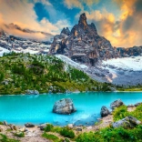 ENJOY puzzle – lac Sorapis, Dolomites (Italie), 1000 pièces