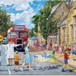 Puzzle Dame avec marque 1000 pièces