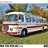 RETRO-AUTA Puzzle BUS Škoda 706 RTO LUX (1960) 40 pièces