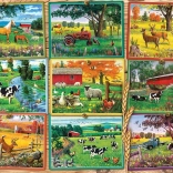 Puzzle COBBLE HILL Vues de la ferme – 1000 pièces