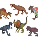 Dinosaure en caoutchouc 17–22 cm, set de 6 espèces