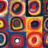 Eurographics puzzle étude colorée des carrés effet 3D XL 300 pièces