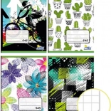 Cahier scolaire A5 quadrillé Teenage mix