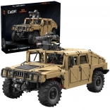 Kit de construction CaDA véhicule tout-terrain HUMVEE 53 cm – off-road militaire, 3935 pièces