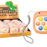 Jeu interactif Whack A Mole avec lettres – dinosaure orange