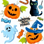 Patches thermocollants Halloween – petite planche