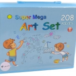 Grande boîte d'art avec 208 pièces