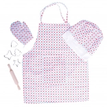 Bigjigs Toys set de cuisine pour enfants à pois