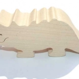 Petit animal en bois triceratops