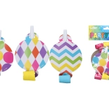 Sifflets de fête Mix 6 pcs