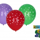 Ballons gonflables imprimés d’étoiles - lot de 5 pcs