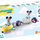 Set de figurines PLAYMOBIL 1.2.3 DISNEY – Mickey et Minnie : promenade dans les nuages