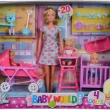 Poupée Steffi, enfants dans la chambre d’enfant