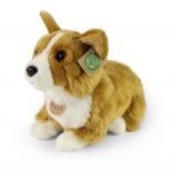 Chien corgi en peluche 32 cm éco-responsable