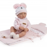 Guca Andrea poupée réaliste bébé avec sons 38 cm