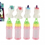 Souffleur de bulles licorne – 18 cm, coloris assortis