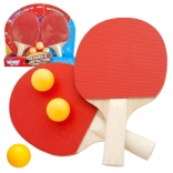 Woopie Ensemble de Raquettes de Tennis de Table + 3 Balles