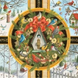 Puzzle Ravensburger Oiseaux chanteurs de Noël XXL 500 pièces