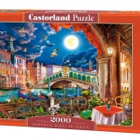 Puzzle 2000 pièces Nuit romantique à Venise