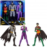 Set de figurines d’action DC Comics 3-en-1 – BATMAN, ROBIN et JOKER 30 cm