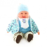 Grande poupée bébé – garçon avec petites chouettes