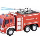 Camion de pompiers avec canon à eau et effets lumineux et sonores 27 cm