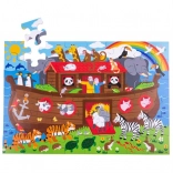 Puzzle de sol Noé 48 pièces de Bigjigs Toys