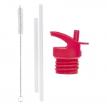 A Little Lovely Company kit d’accessoires pour bouteille inox Cerise