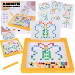 mosaïque magnétique éducative YOKOMISIADA avec chevilles colorées