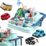 Woopie Circuit de Voiture Interactif Aventures Aut