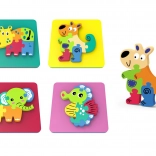 Puzzle en mousse pour animaux 14x14 cm