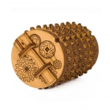 Coffre-puzzle en bois Cryptex – cadenas mécanique à code en bois de bouleau