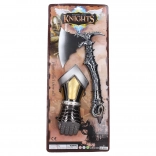 hache et gantelet de chevalier pour enfants 33 cm